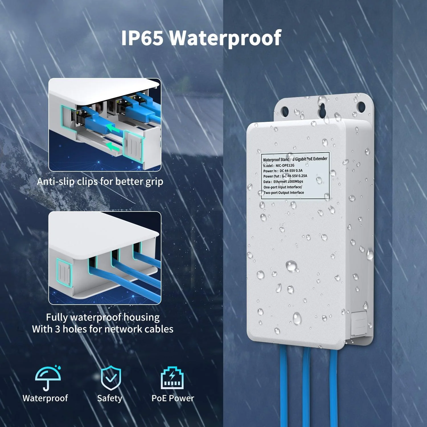 POE Waterproof